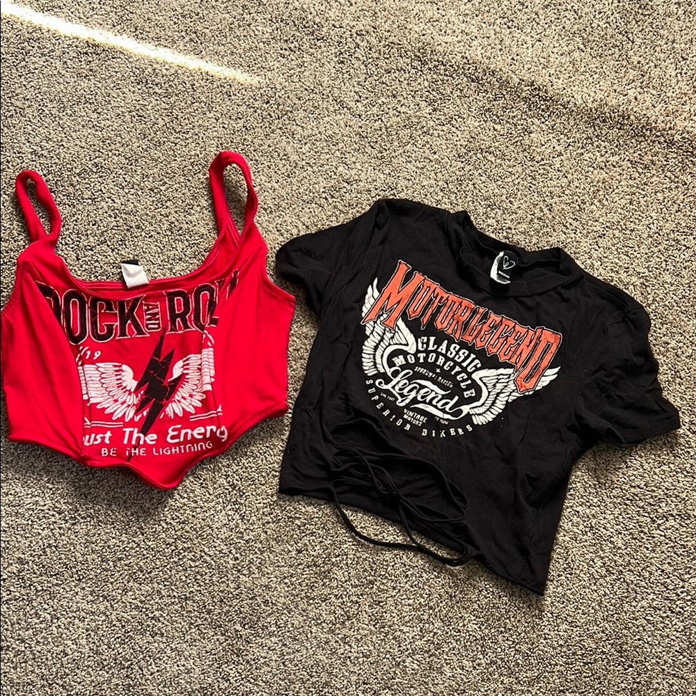 Rock & Roll Red Kids Tank Top